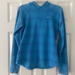 Blue Nike Dri-Fit Training Hoodie